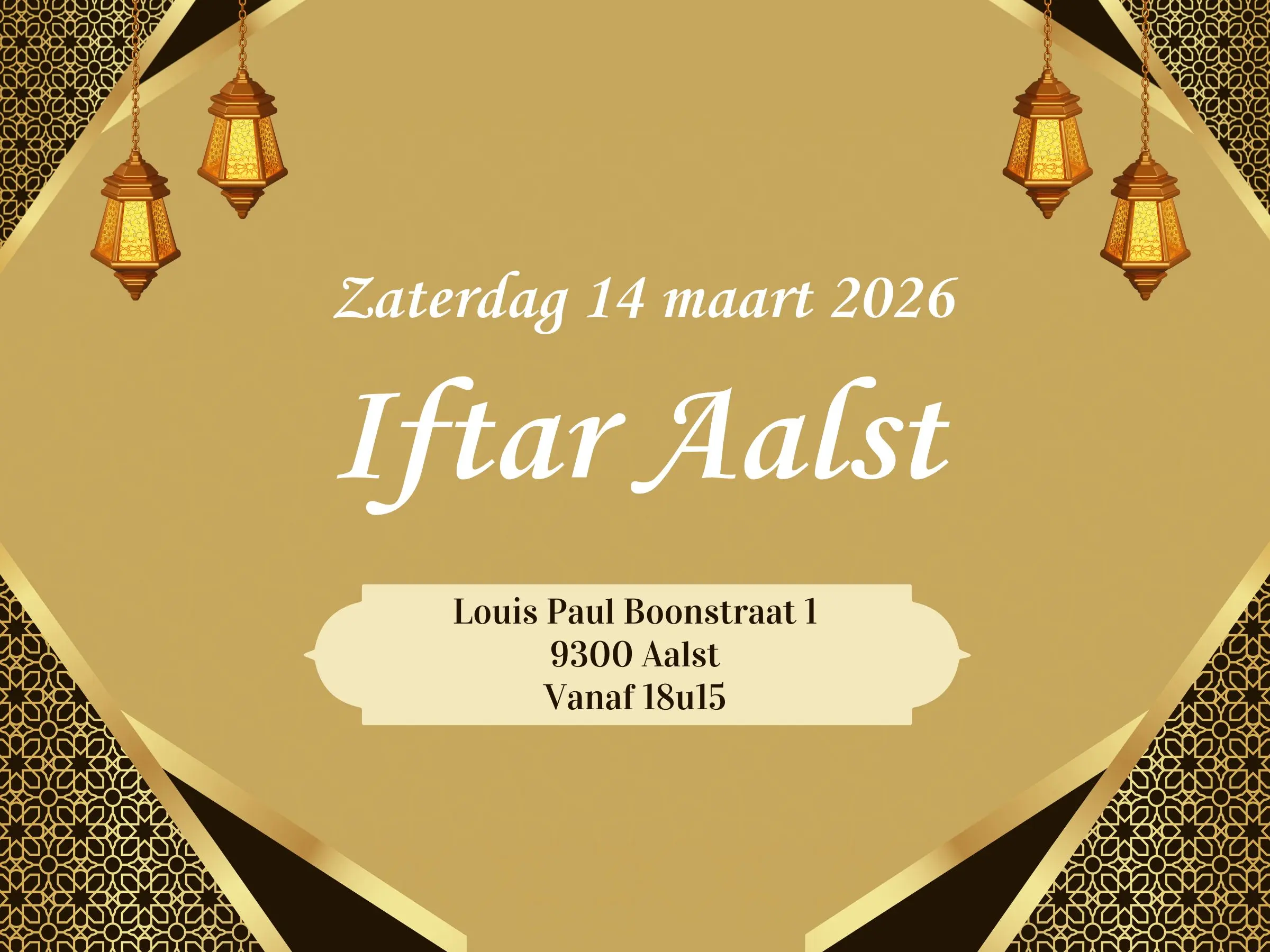 Iftar Meridiaan Aalst 2026